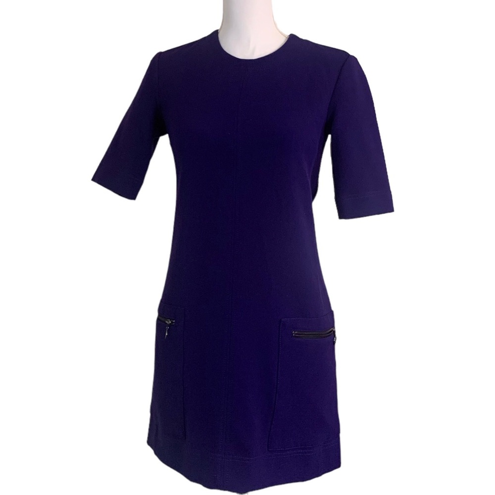 RACHEL RACHEL ROY PURPLE SHEATH DRESS WITH POCKETS